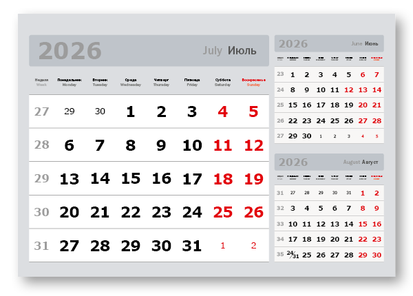 2026 - «3 в одном» мелованные  миди «3 в 1» (335*235)  серый