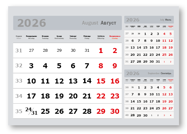 2026 - «3 в одном» мелованные  миди «3 в 1» (335*235)  серый